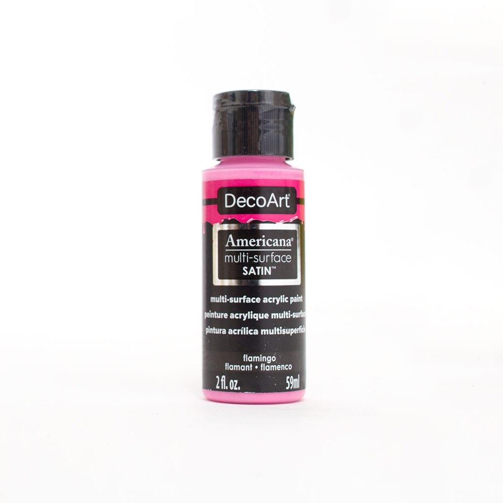 Americana, Acrylic, Art & School, Multi-surface, Paint, 2 ounce, 45270, Flamingo